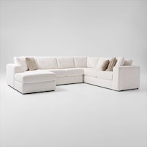 nori white sectional   