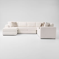 nori white sectional   
