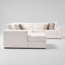 nori white sectional   