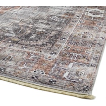 norland gray area rug  x    
