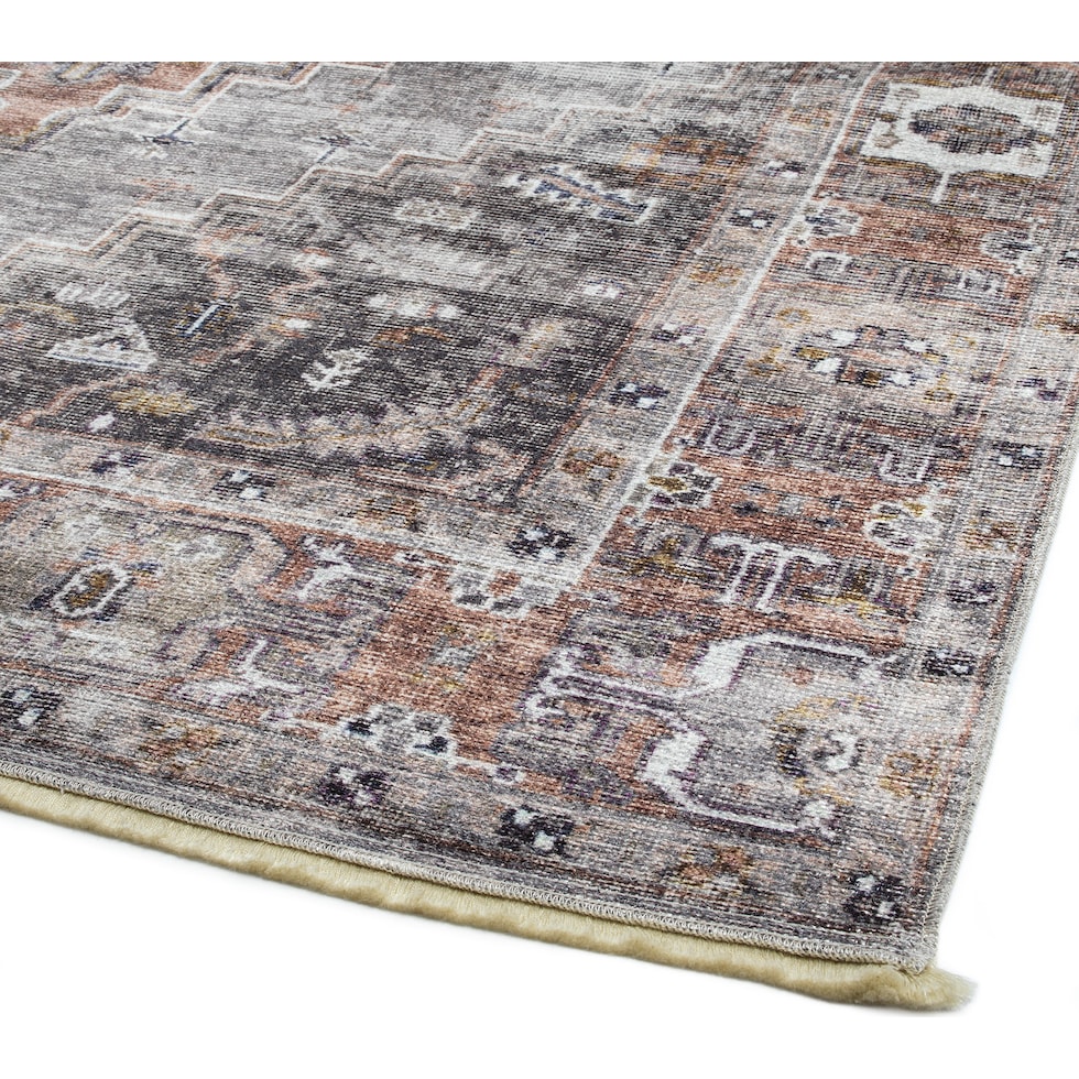 norland gray area rug  x    