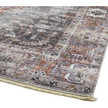 norland gray area rug  x    