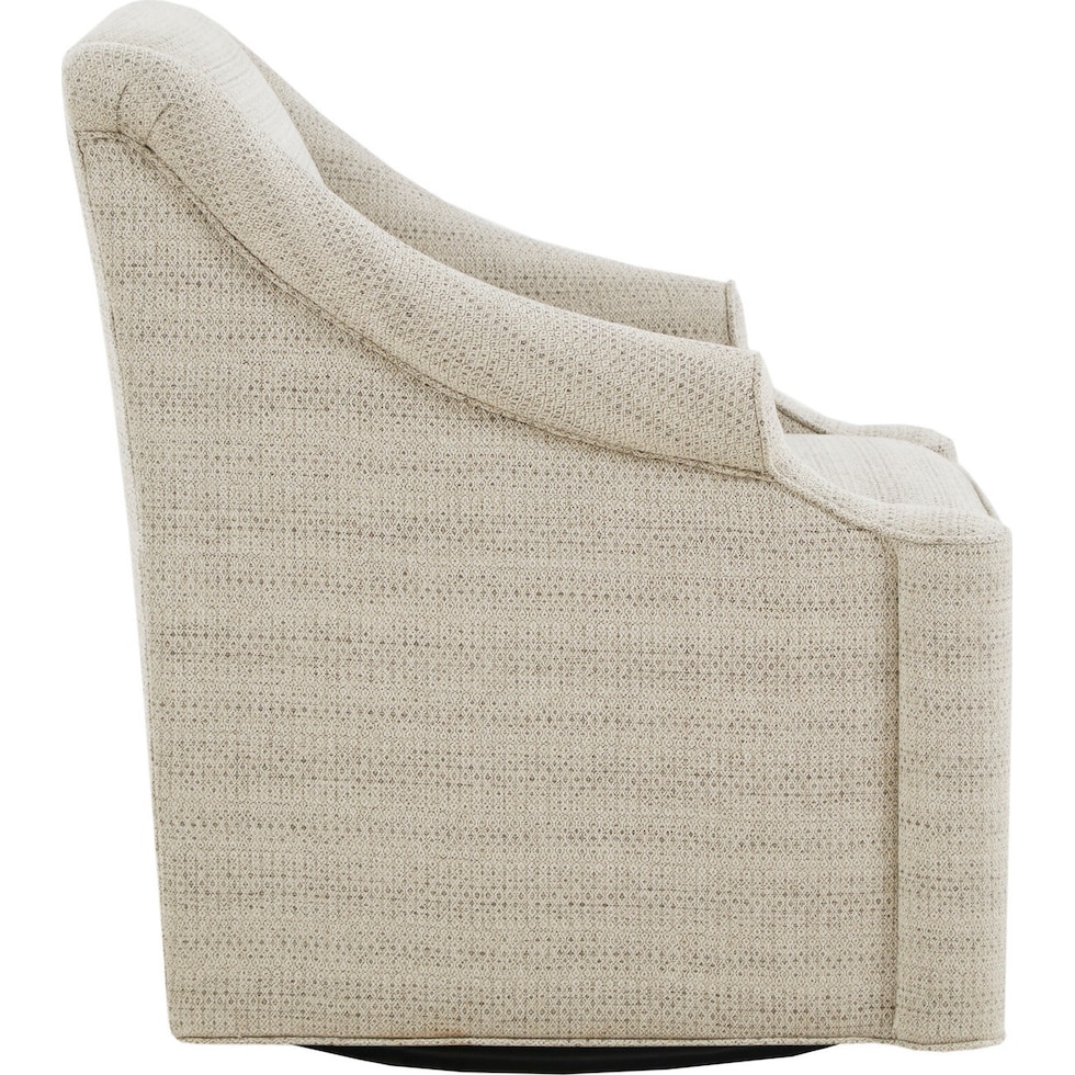 norman neutral swivel chair   