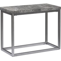 normandy gray side table   
