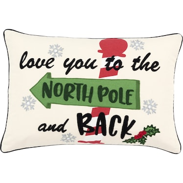 North Pole & Back 14" x 20" Pillow
