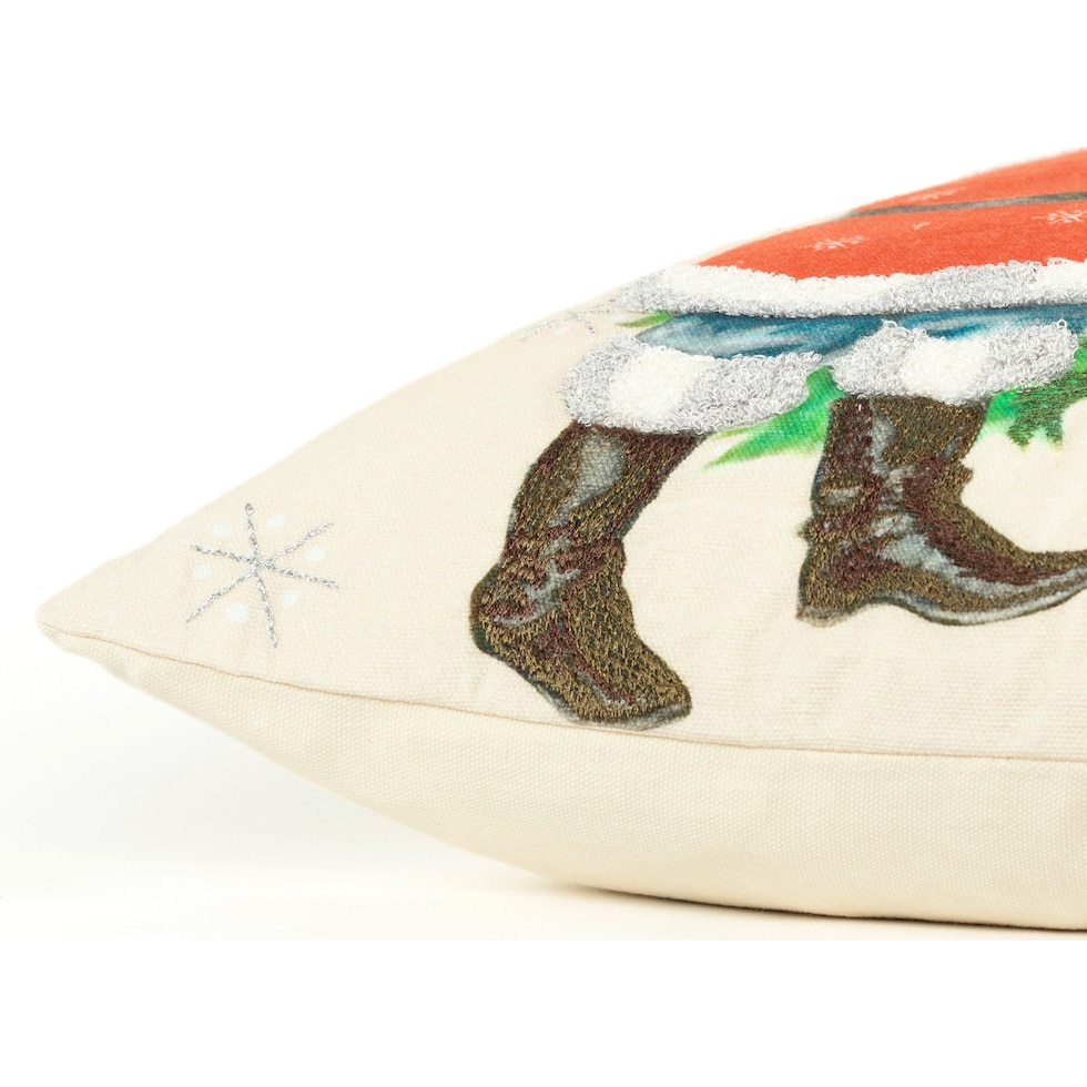 northpole tree multicolor accent pillow   