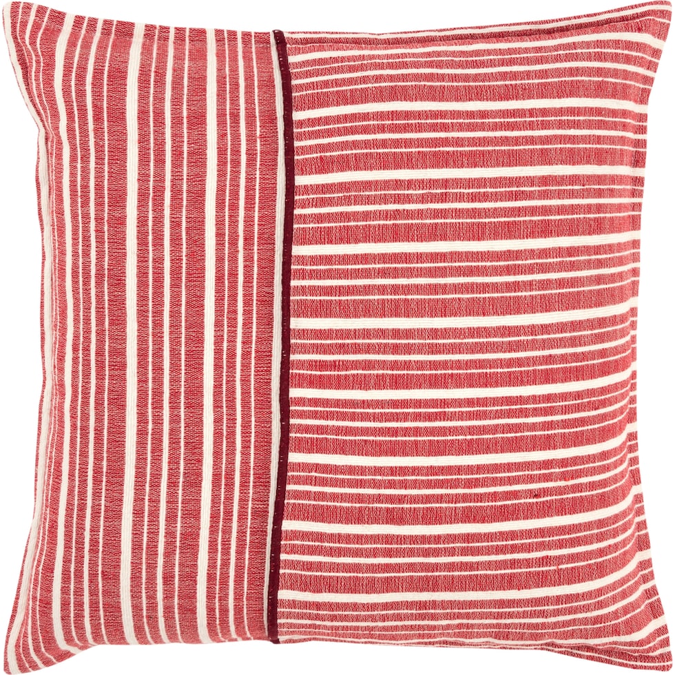 norvelle red accent pillow   