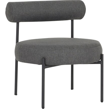 Norwich Accent Chair - Black/Charcoal