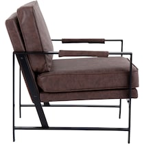 nottingham dark brown accent chair   