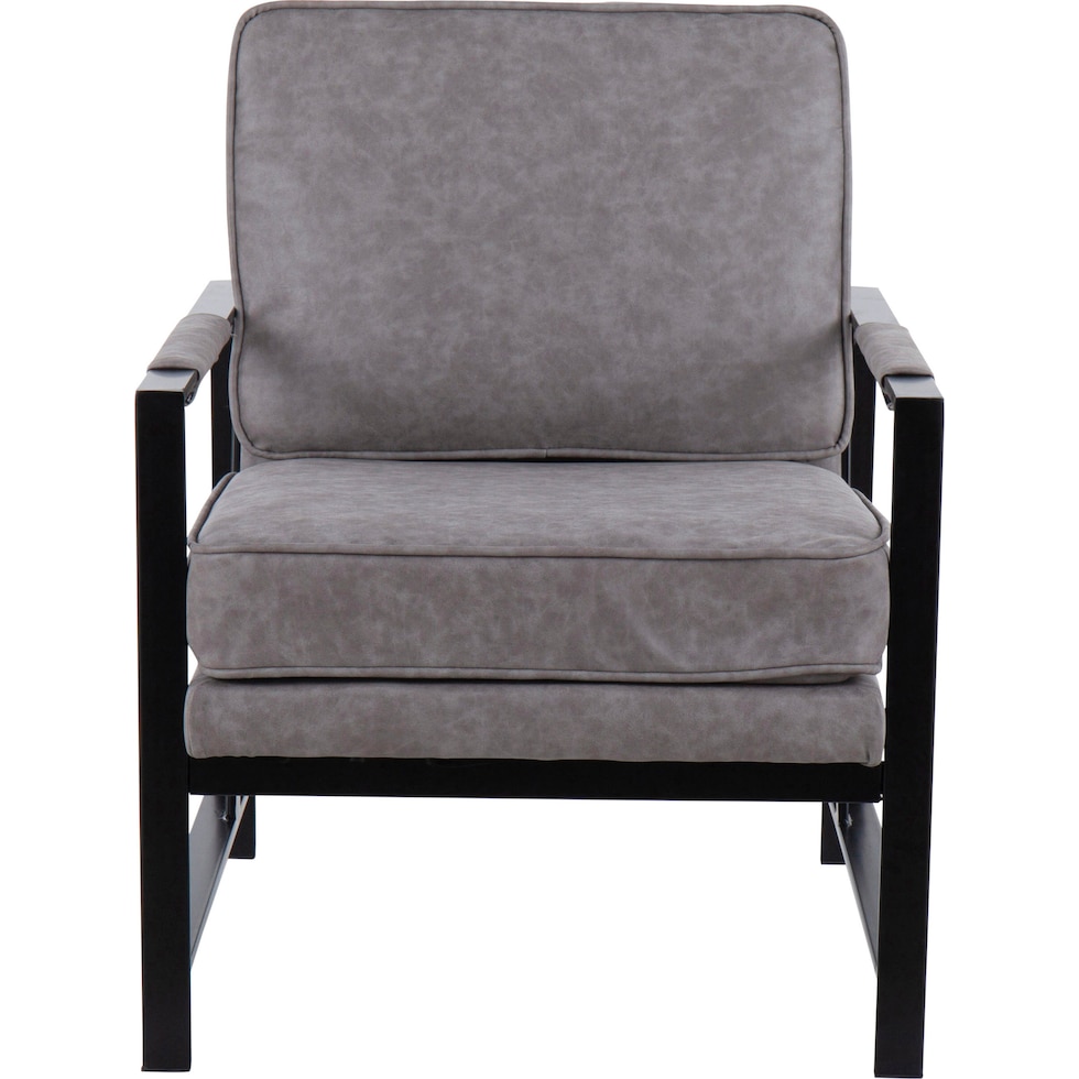 nottingham gray accent chair   