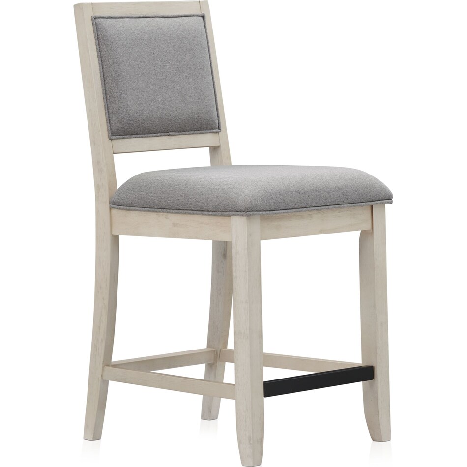 nova coast gray bar stool   