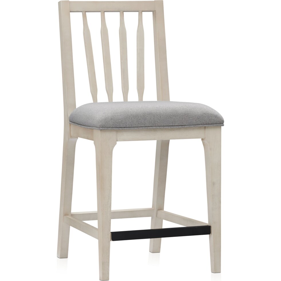 nova coast gray bar stool   