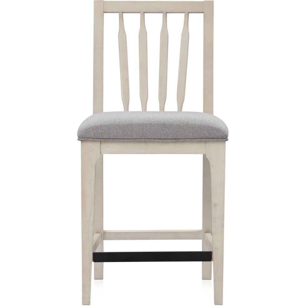nova coast gray bar stool   