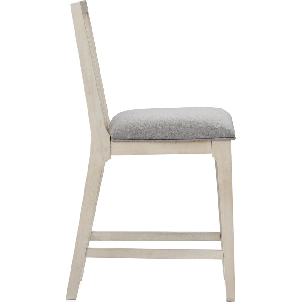 nova coast gray bar stool   