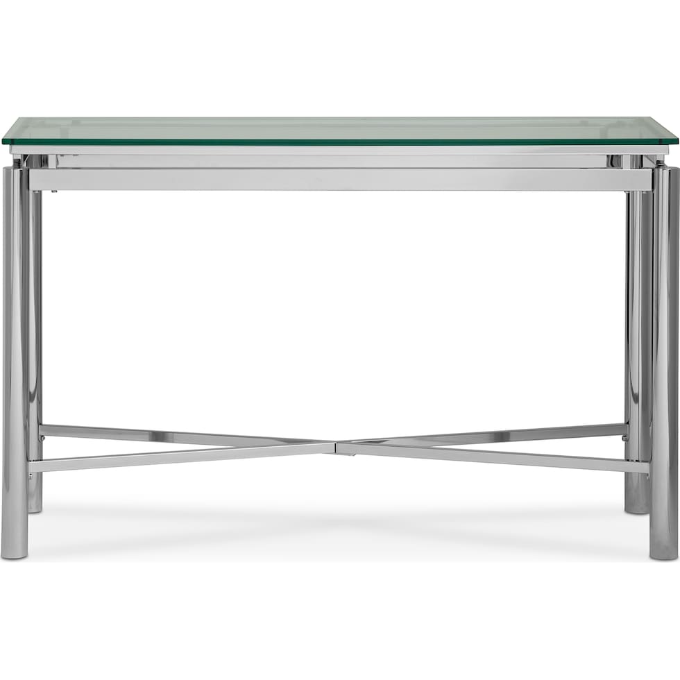 nova silver sofa table   