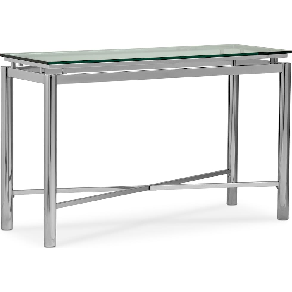 nova silver sofa table   