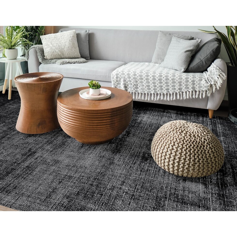 novara black area rug  x    