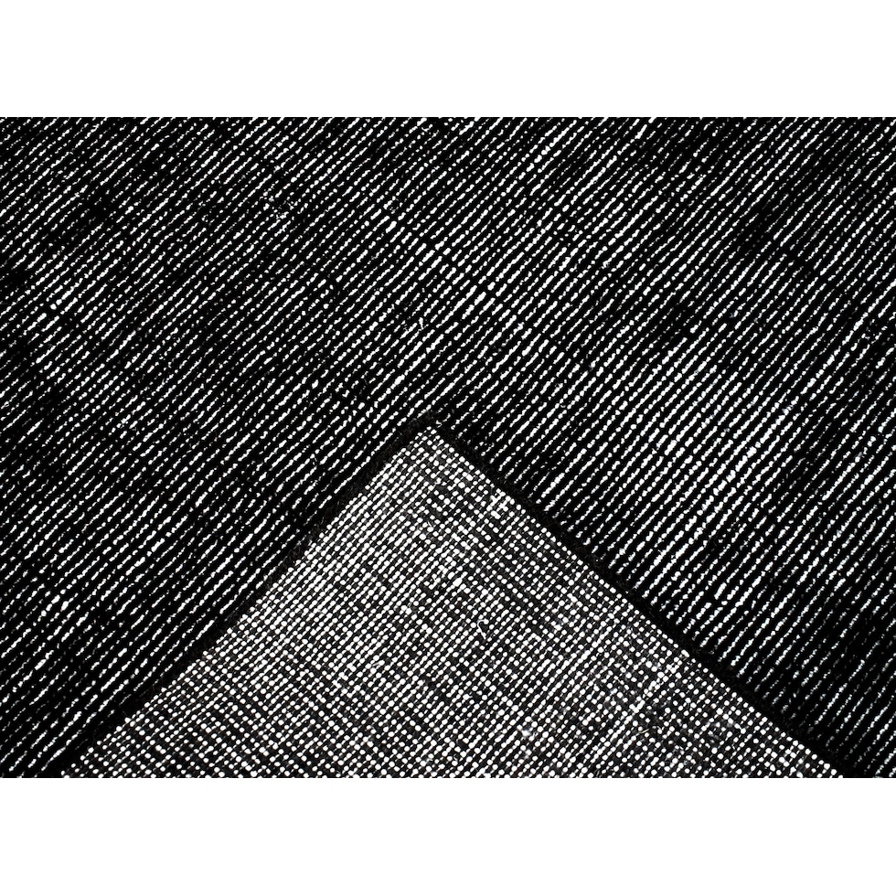 novara black area rug  x    