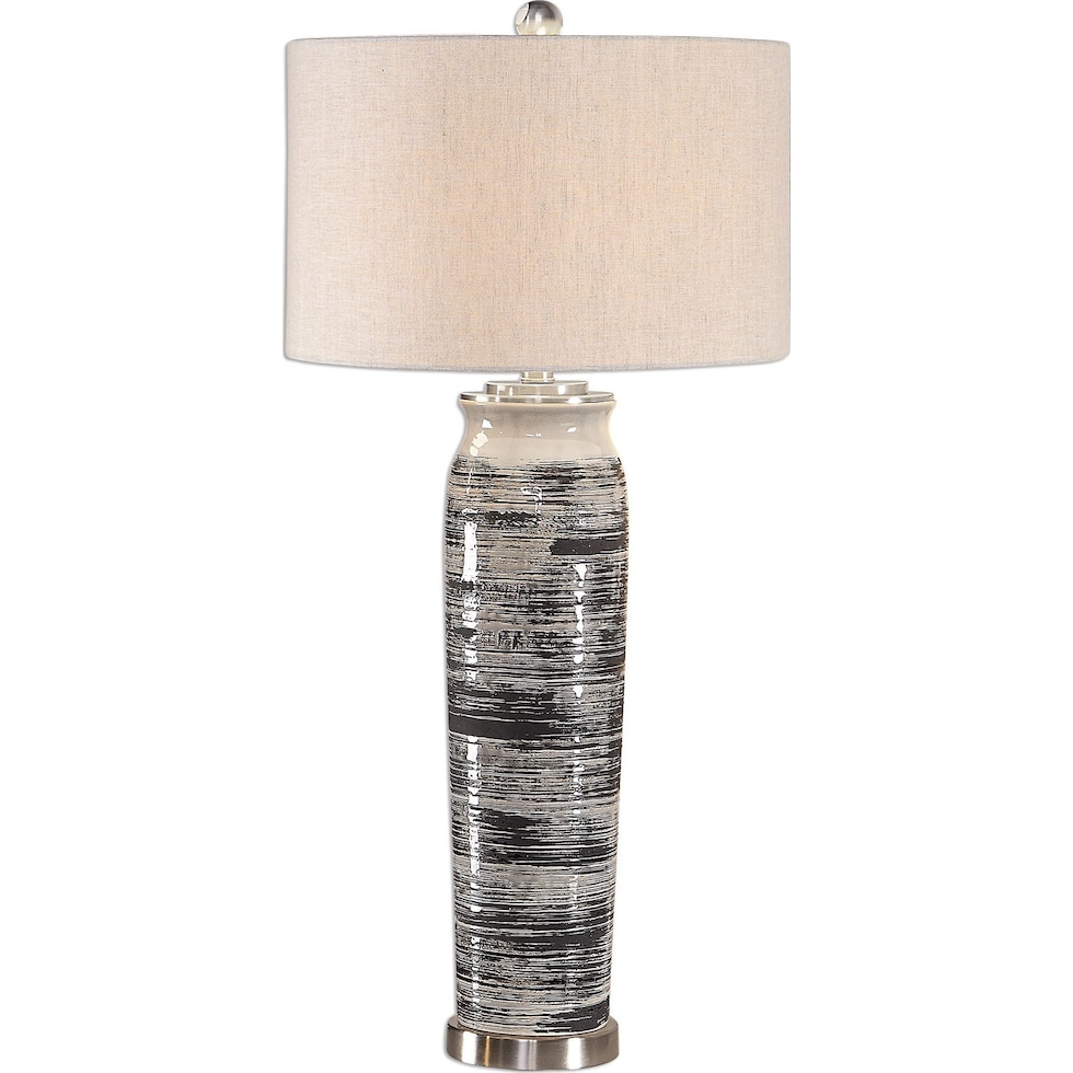 nuria gray table lamp   