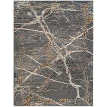 nyla gray area rug  x    