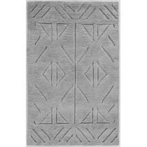 nyssa gray area rug  x    