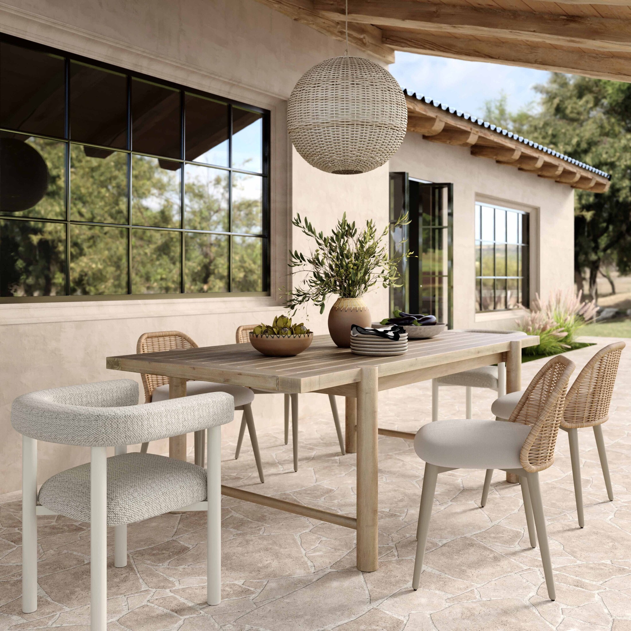 City furniture outdoor dining set sale