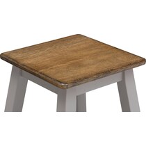 oak and gray counter height stool   