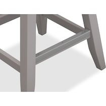 oak and gray counter height stool   