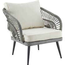 oakland gray cream outdoor sofa set   