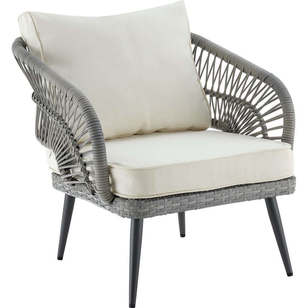oakland gray cream outdoor sofa set   