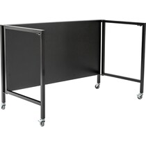 oaklie black desk   