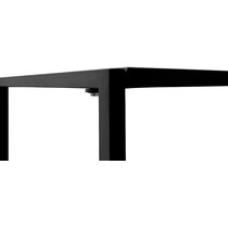 oaklie black desk   