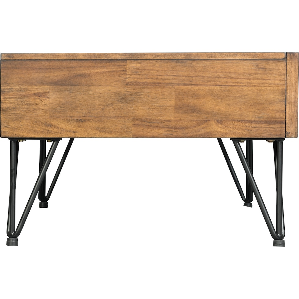 oaklynn light brown coffee table   