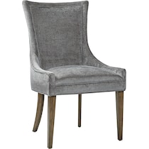 oakmont gray dining chair   