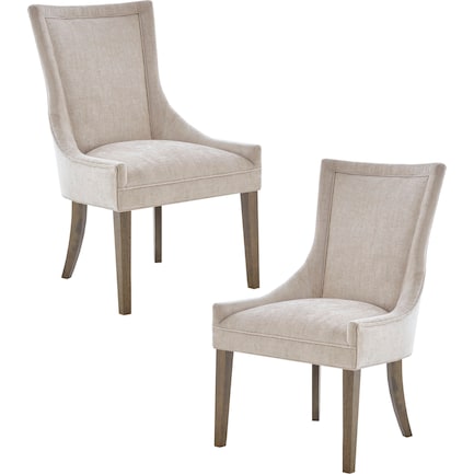 Oakmont Set of 2 Dining Chairs - Cream