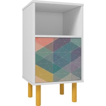 oberon multicolor nightstand   
