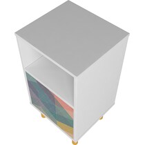 oberon multicolor nightstand   