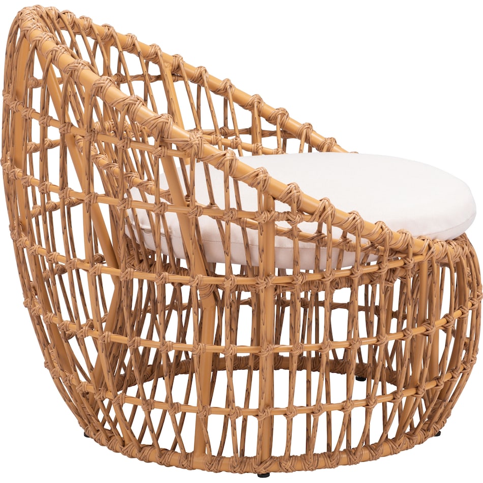 ocean mist tan cream outdoor chair   