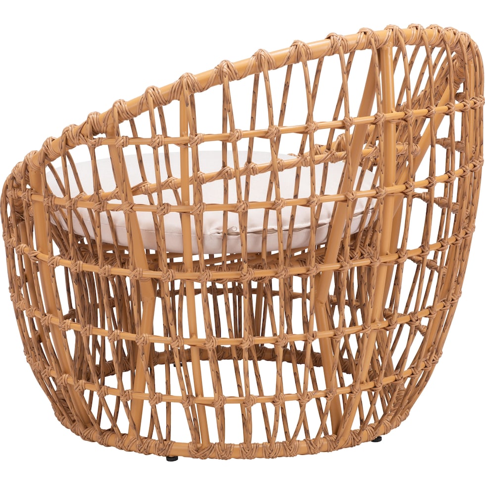 ocean mist tan cream outdoor chair   