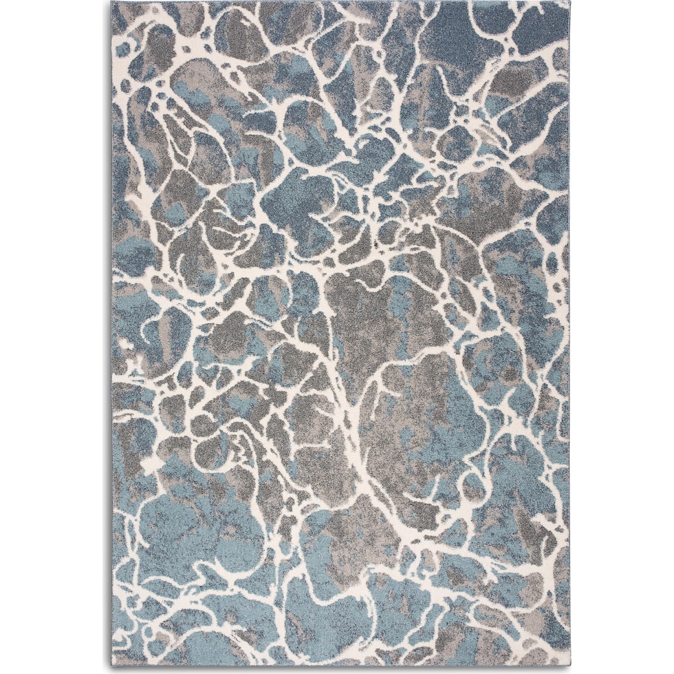 ocean blue area rug  x    