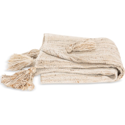 Oceana Indoor/Outdoor Throw - Beige