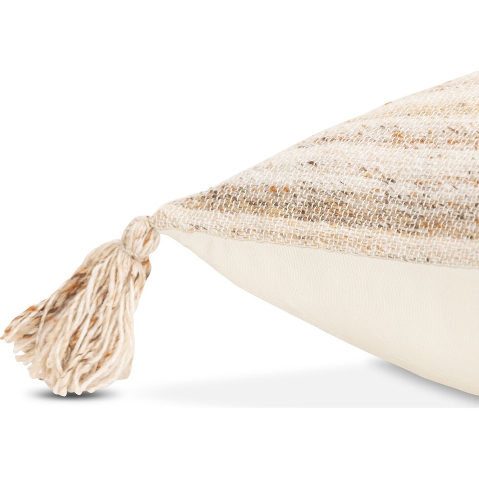 oceana neutral outdoor accent pillow   
