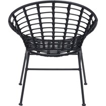 oceanview black outdoor chair   