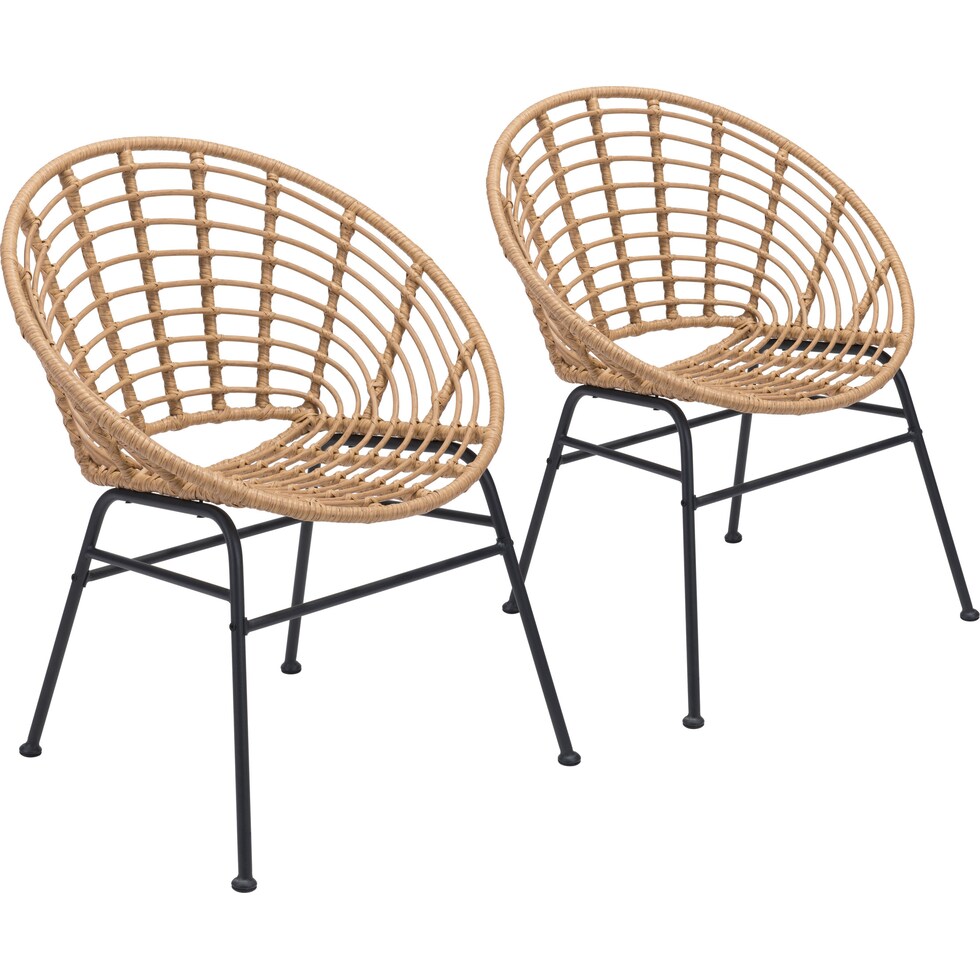 oceanview light brown outdoor chair   