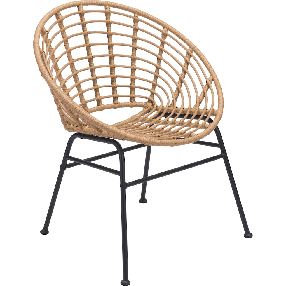 oceanview light brown outdoor chair   