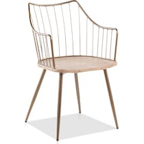 oden white dining chair   