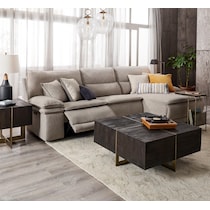 odessa dark brown coffee table   