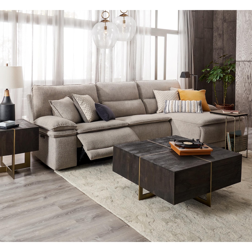 odessa dark brown coffee table   