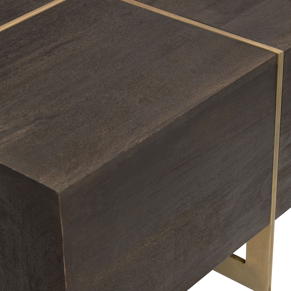 odessa dark brown coffee table   