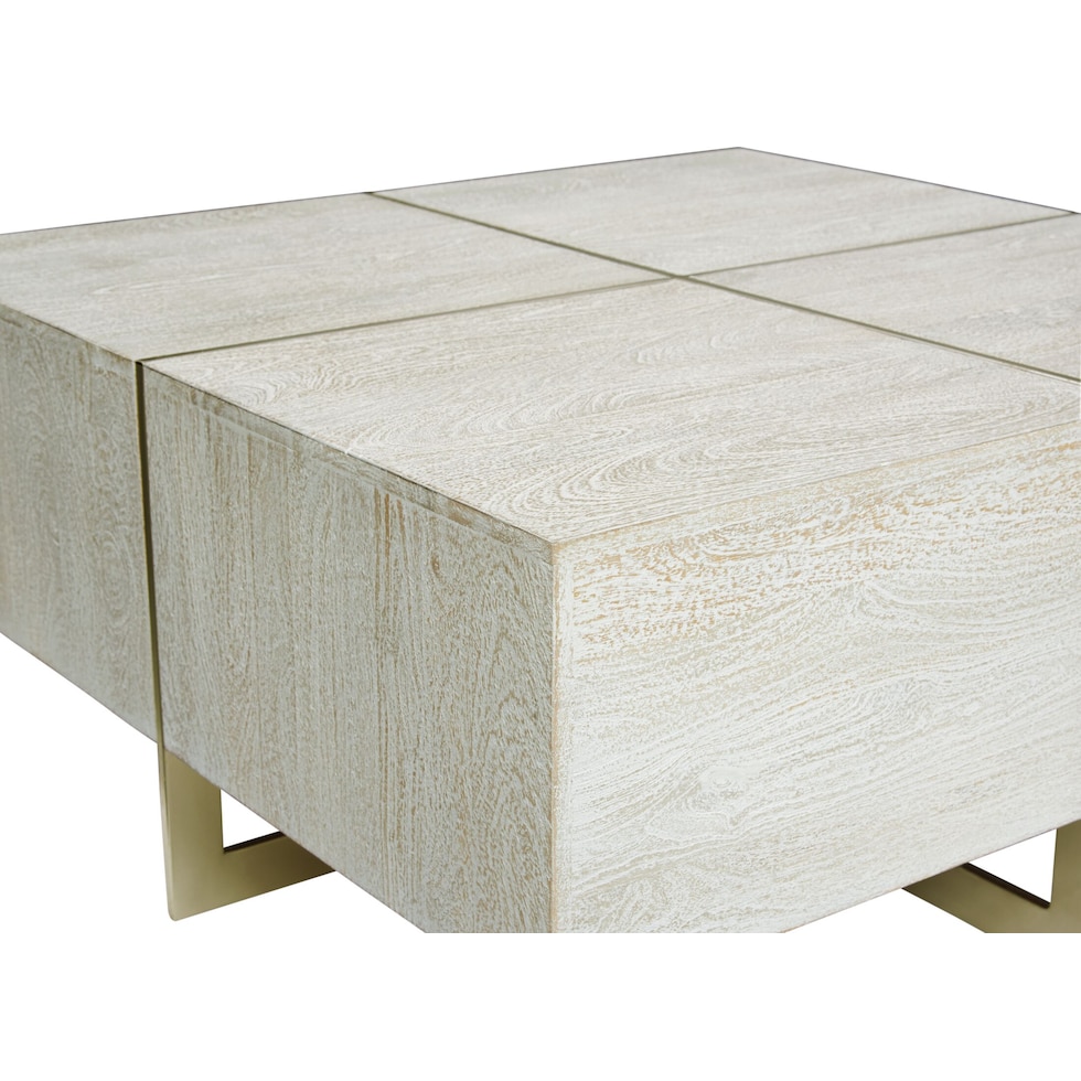 odessa white coffee table   